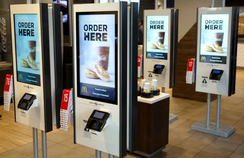 Mcdonalds ordering stations in europe