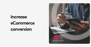 Person using smartphone and credit card for online shopping