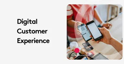 Two people using smartphones for digital payment at a store counter.
