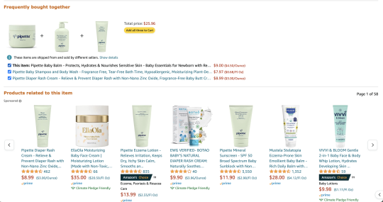 Amazon recommended products to illustrate upsell in an ecommerce website