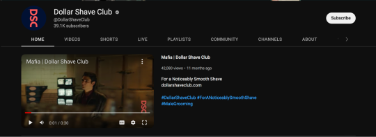 Dollar Shave Club as an example of how to use videos in marketing to create top of the funnel awarness