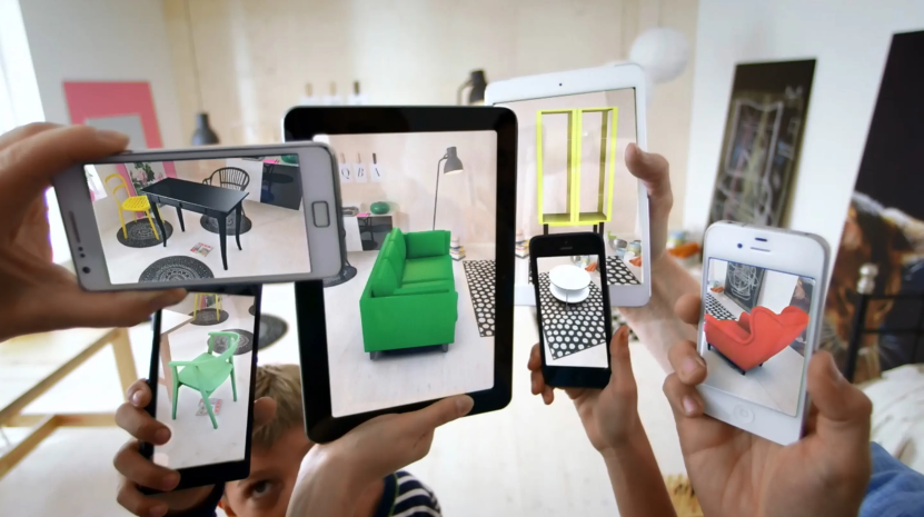 IKEA see it in your space augmented reality catalog Kivik