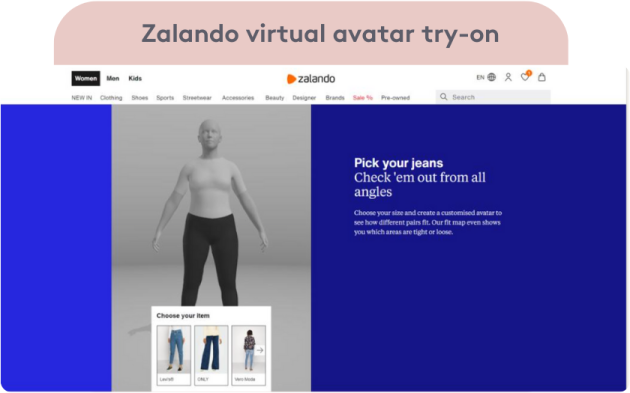 Virtual try-on ecommerce 
