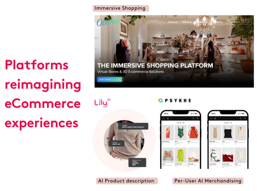 VR AND AI platforms for ecommerce