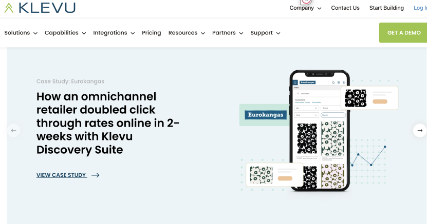 Klevu ecommerce optimization and personalization platform