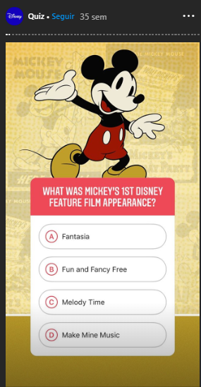 Disney quiz Mickey Mouse