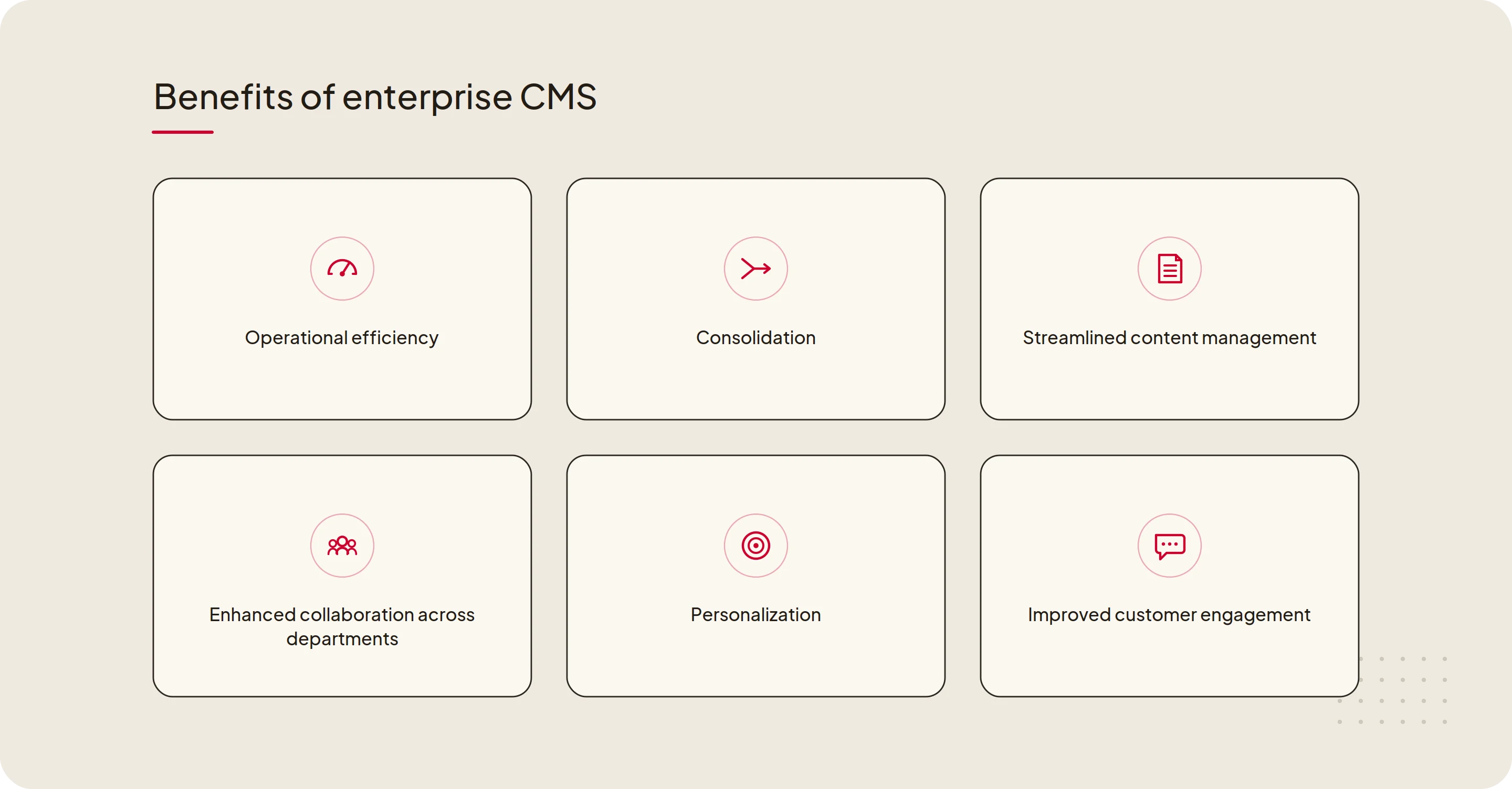 Benefits of Enterprise CMS