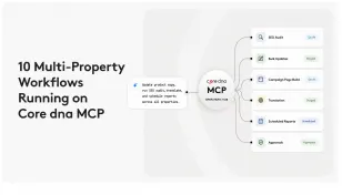 From days to a sentence: 10 multi-property workflows now running on Core dna MCP