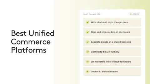7 Best Unified Commerce Platforms for Retailers