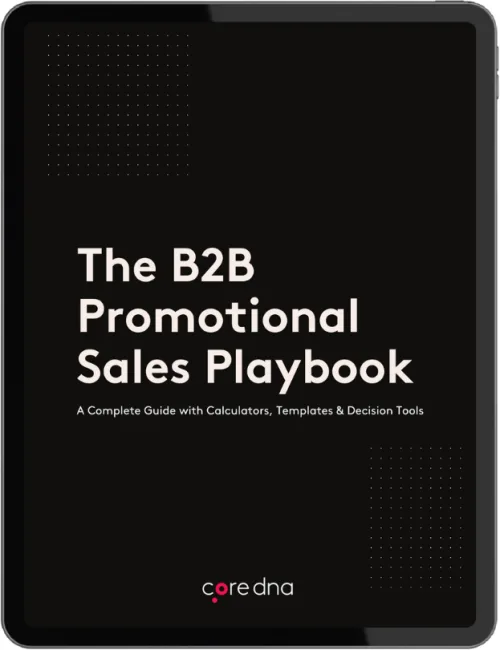 Cover of The B2B Promotional Sales Playbook by Core DNA