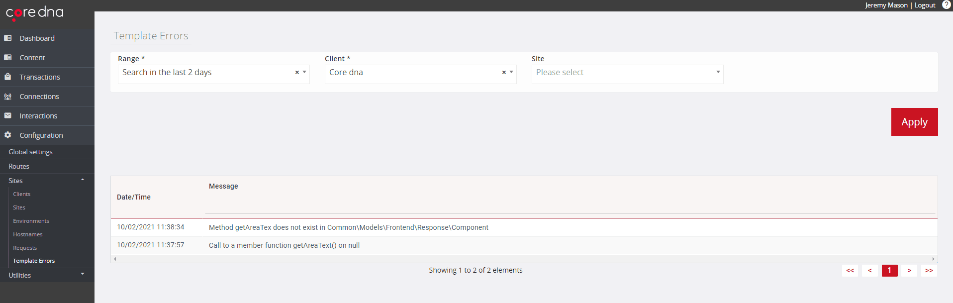 BigCommerce vs Shopify Plus vs Core dna: Developer stack for Core dna 