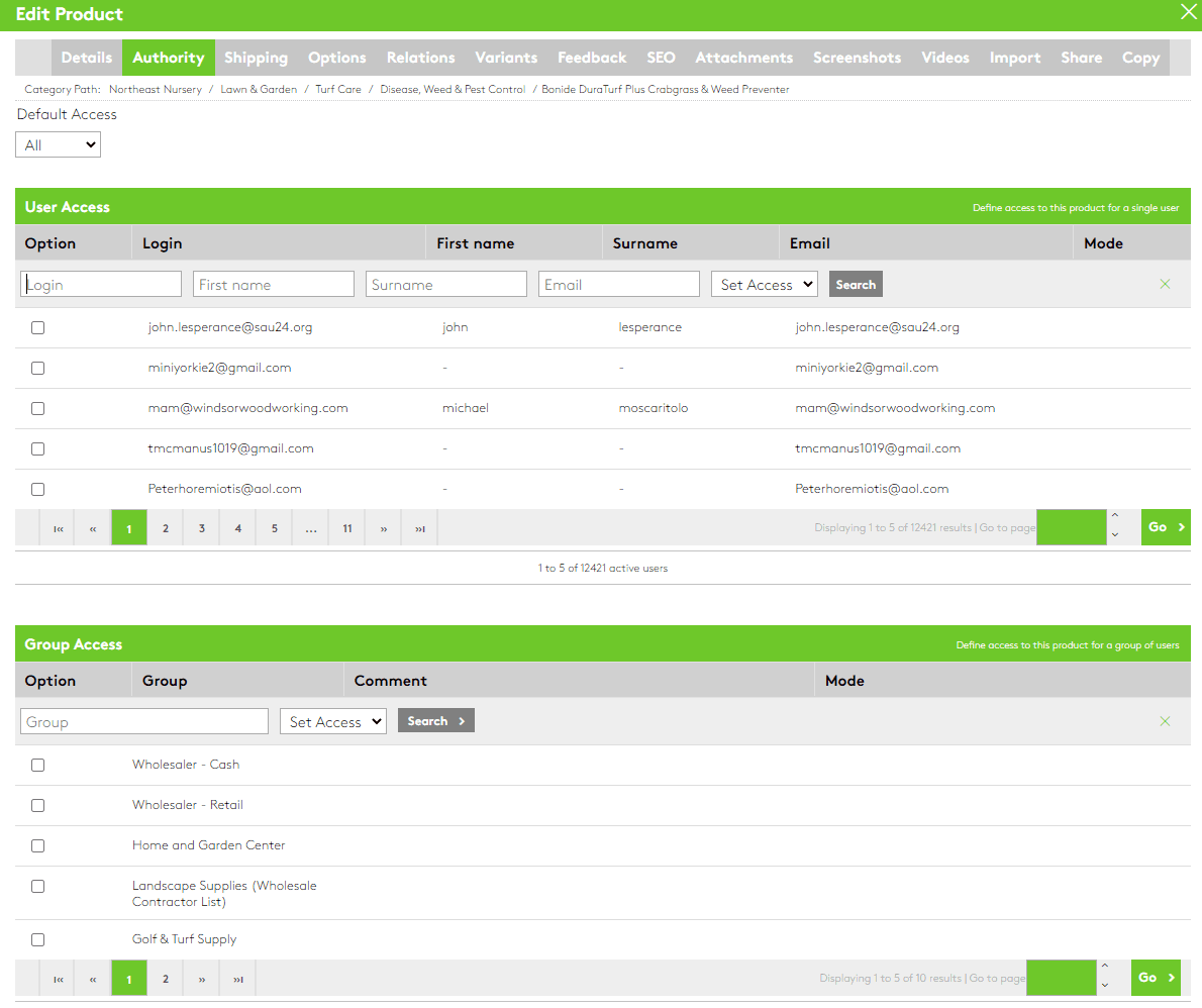 BigCommerce vs Shopify Plus vs Core dna: eCommerce product pricing features for Core dna