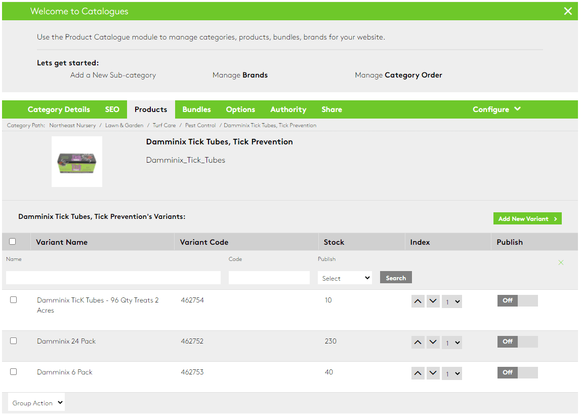 BigCommerce vs Shopify Plus vs Core dna: eCommerce product variants for Core dna