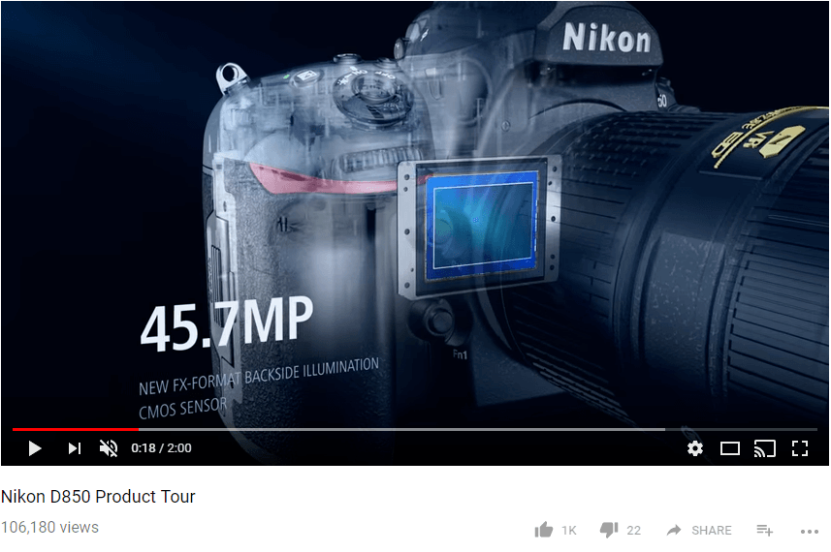 Nikon D850 product tour video