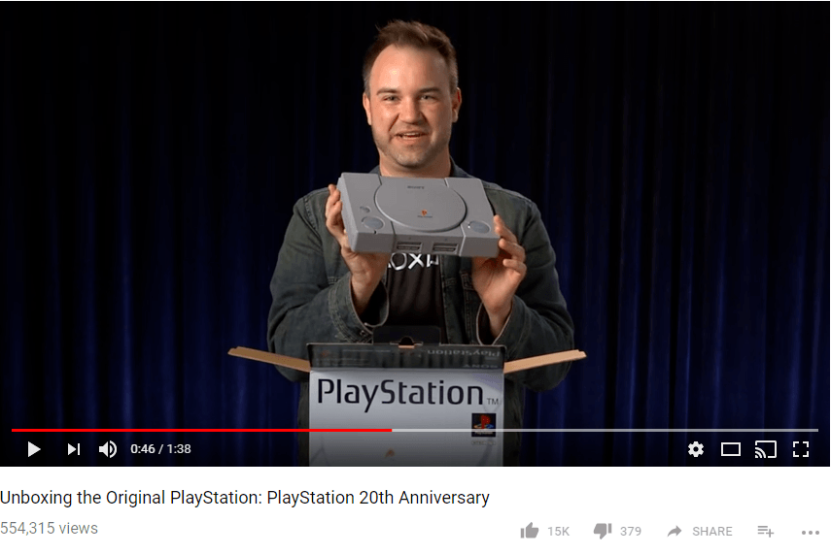 Playstation unboxing video
