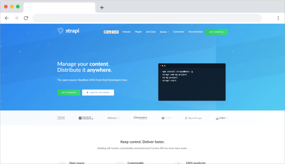 Image. Open-source headless CMS platforms