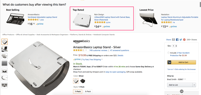 How to compete with Amazon: AmazonBasics unveiled a similar laptop stand and cut into Rain Designs’ sales