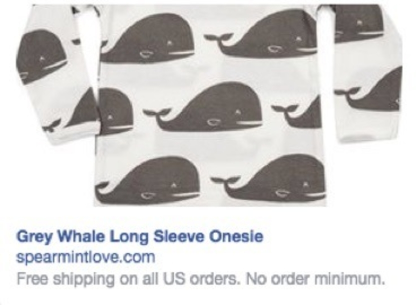 How to compete with Amazon: Onesie FB ad remarketing