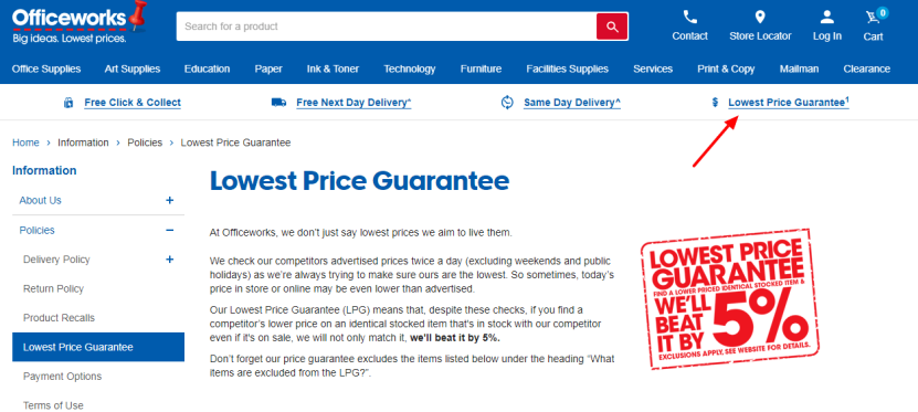 Growth hacking for ecommerce: price match guarantee