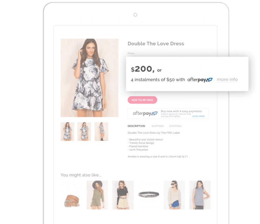 Omnichannel ecommerce marketing: Afterpay