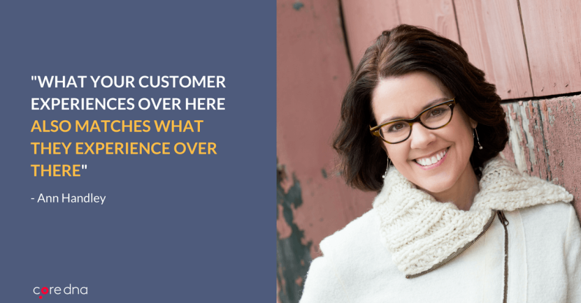 Omnichannel marketing strategy: Ann Handley's quote