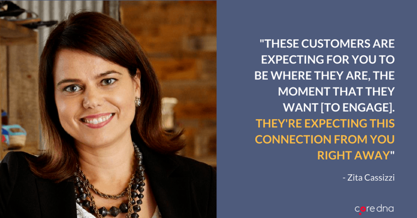 Omnichannel marketing strategy: Zita Cassizzi's quote