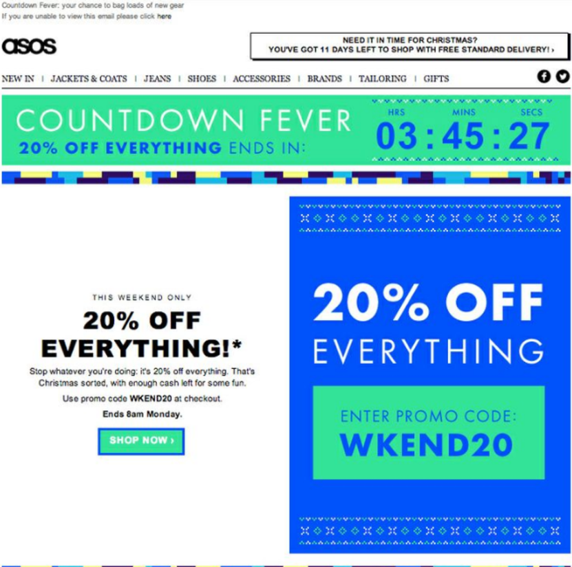 eCommerce urgency tactic - Display When A Sale Ends