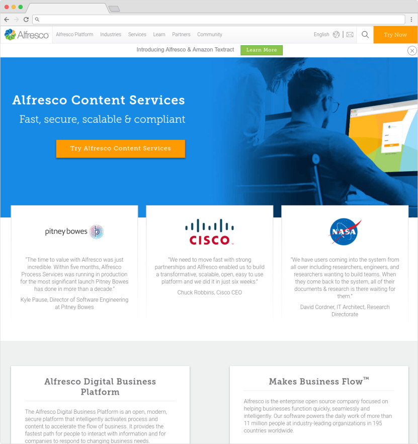 CMS Comparison: Alfresco