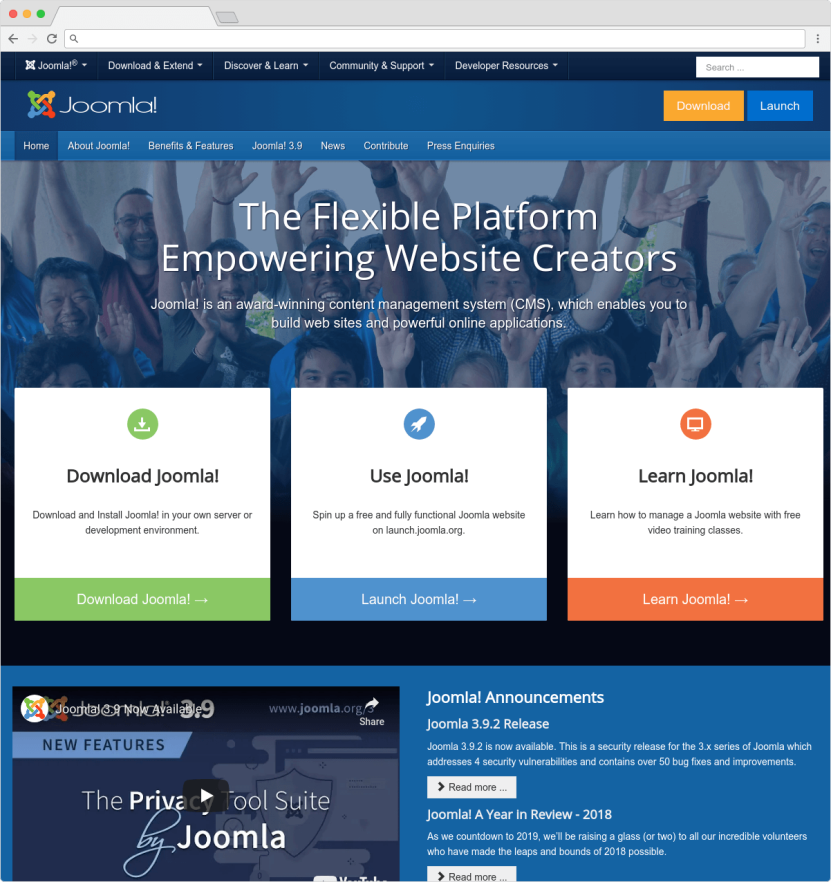 CMS Comparison: Joomla