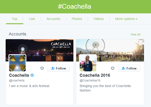 Solve event marketing problem - Coachella