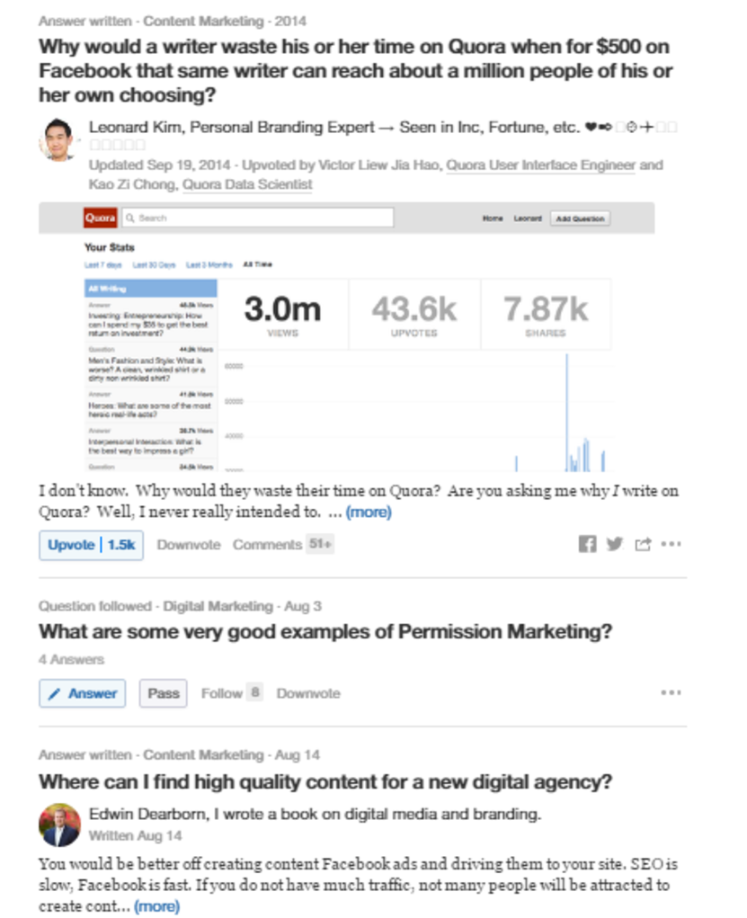 How to create evergreen content – Quora content marketing