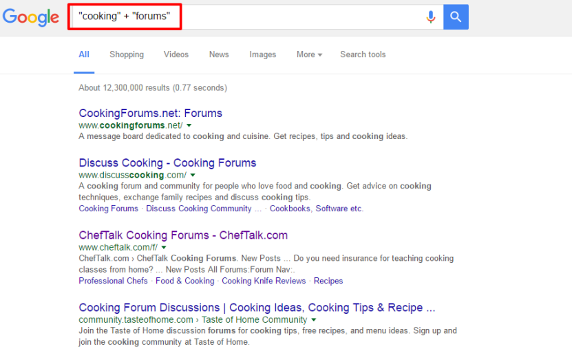 Finding blog content marketing ideas 7 - Relevant forums search