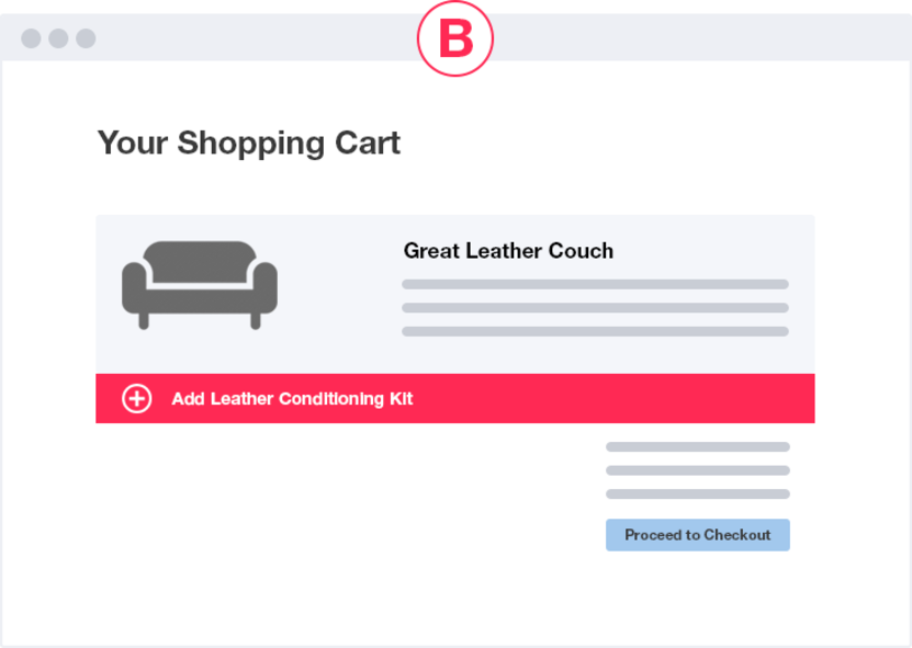 Ecommerce case study: A furniture store cart | After