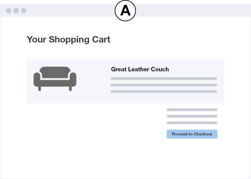 case study of e commerce Ecommerce case study: A furniture store cart | Before