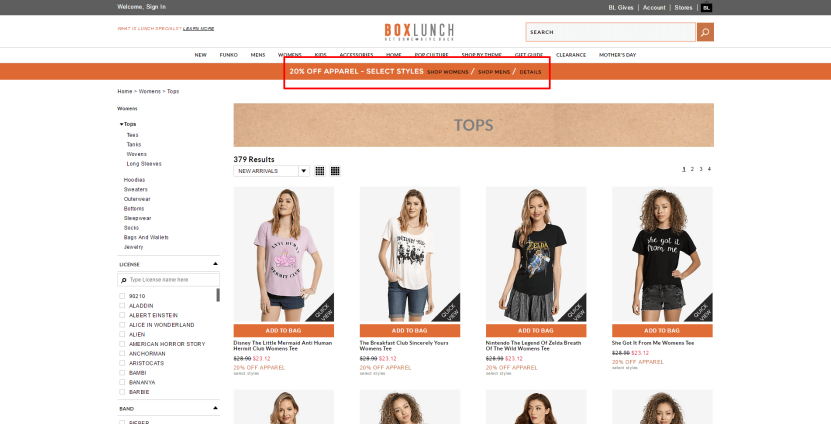 eCommerce category page best practice 3