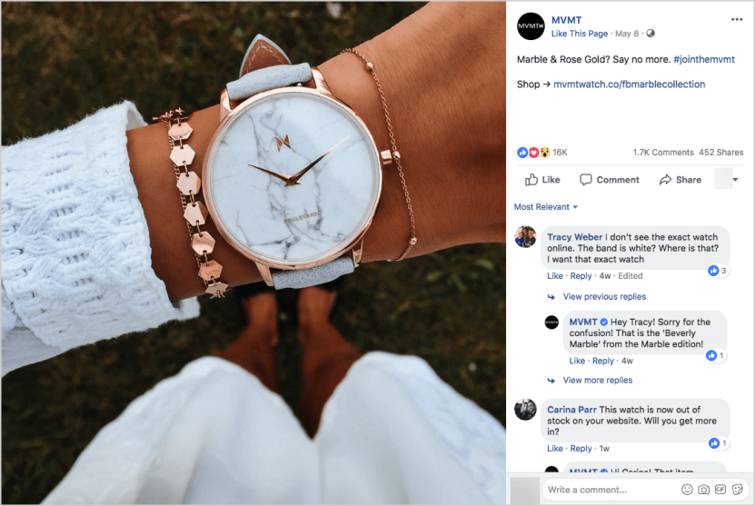 Facebook ads for eCommerce: Magazine quality pictures