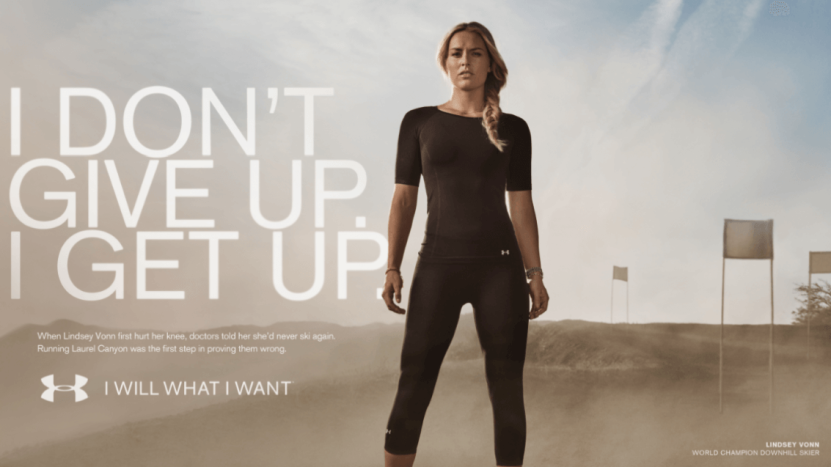 eCommerce storytelling tips: Under Armour simple hashtag