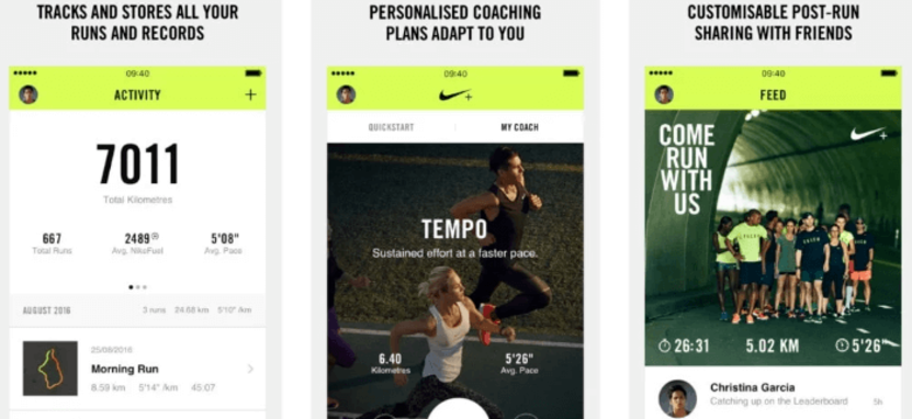 Nike mobile commerce experience
