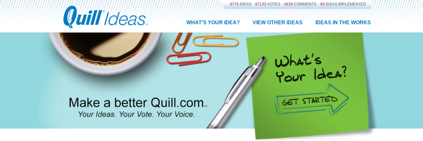 Direct to consumer marketing tip from Quill: Create Quill Ideas