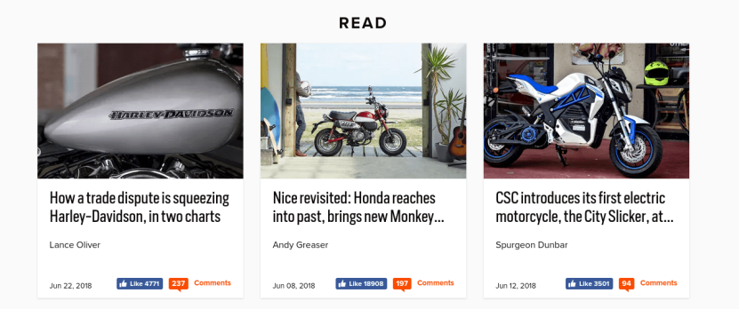 eCommerce category mistake: Revzilla category page as a good example