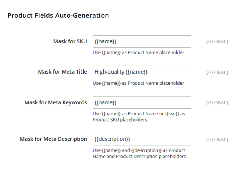 Magento 2 SEO feature