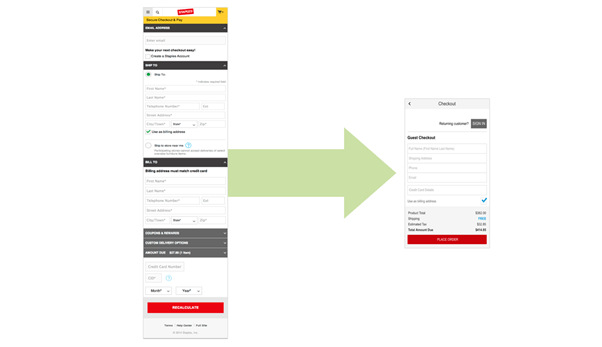 Ecommerce mobile UX tip: Make it easy for the users