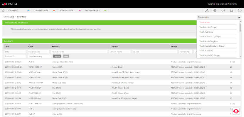 Direct to consumer brands: Tivoli Audio inventory management