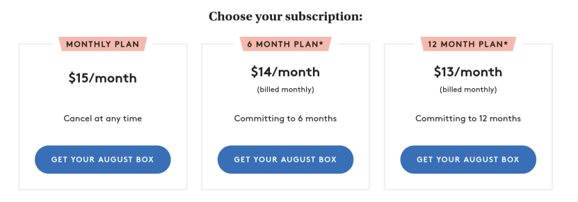 Ecommerce subscription service best practices: Incentivize advanced payments