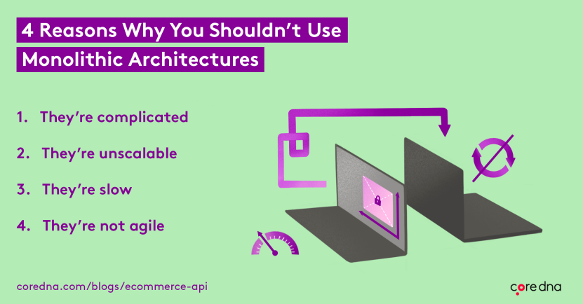 Why monolithic architectures are terrible for eCommerce