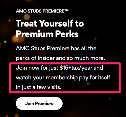 AMC Stubs' customer loyalty program