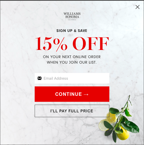 Williams-Sonoma's customer loyalty program