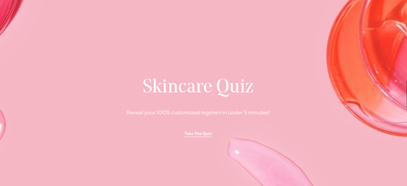 How to use quiz in eCommerce: Murad Skin Care quiz