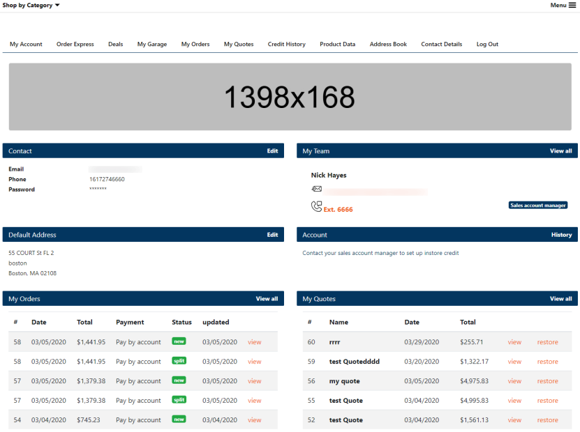 Core dna lite - Client portal