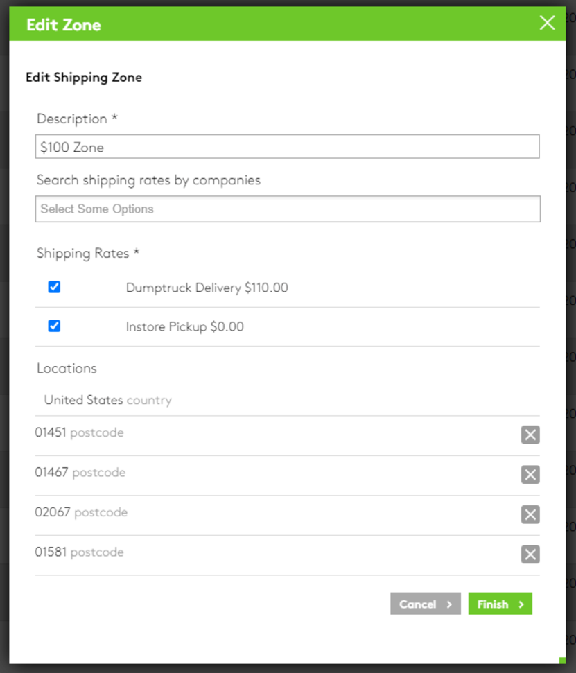 Ecommerce shipping case study: Shipping zone